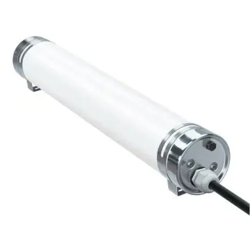 IP68 IK10 DALI Dimmable Plastic Clad Aluminum Round Tube LED Tri-proof  Luminaires