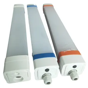 IP66 Flame-retardant V2 Anti-corrosion WF DALI Dimming CCT Dip Switch Power Color Temperature Lock LED Integrated Tri-proof Lamp