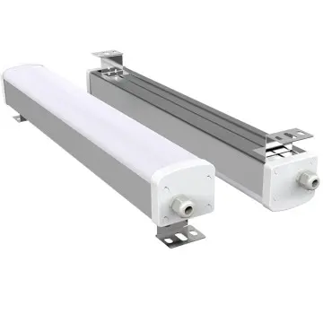 Stainless Steel Base Ceiling Pendant Lamp with Vibration-resistant Adhesive Strip and Long Strip Tri-proof Lamp