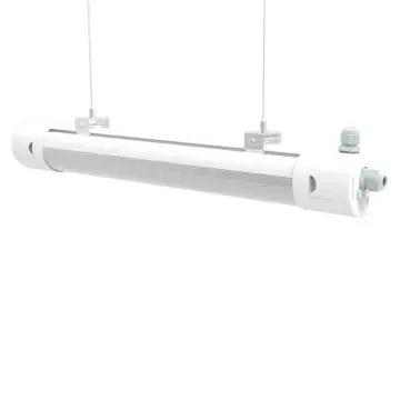 All Plastic IP65 Dimming CCT DIP Code Color Temperature Control Power Round Tri-Proof Light Removable