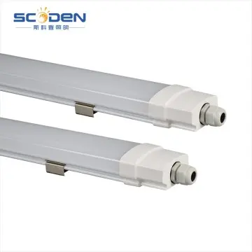 Industrial office waterproof LED linear Tri-proof bracket lamp